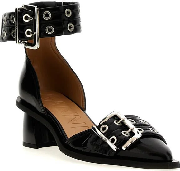 Ganni 'Buckle Open Cut Pumps' Pumps - Image 3