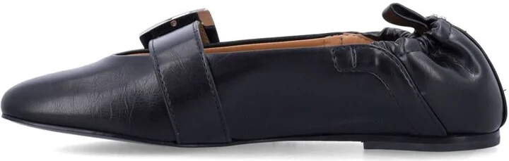 Ganni Buckle Strap Ballerinas - Image 3