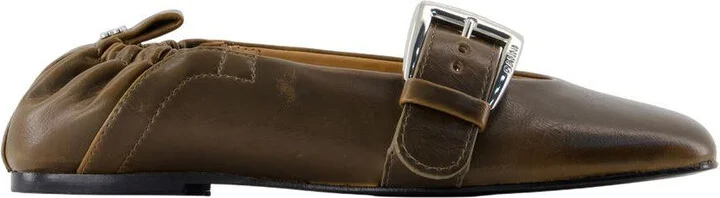 Ganni Butterfly Ballerinas