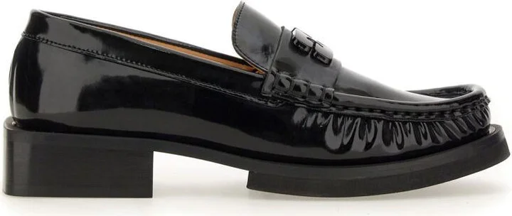 Ganni "Butterfly" Logo Loafer