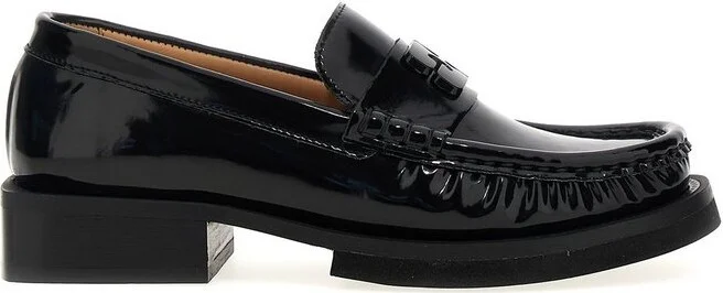 Ganni Butterfly Logo Loafers