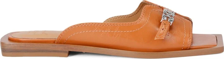 Ganni Butterfly-Logo Sandals