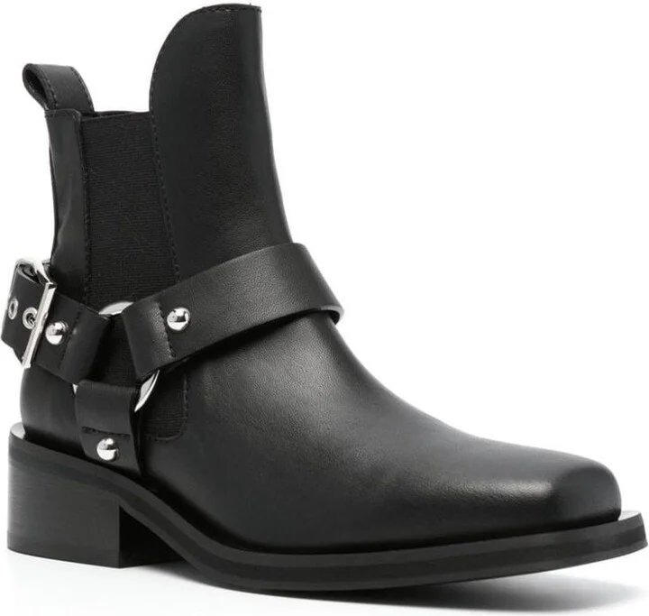 Ganni Chelsea Biker Ankle Boots - Image 2