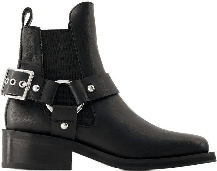 Ganni Chelsea Biker Ankle Boots - Image 4