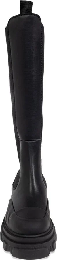 Ganni Chelsea High Leather Boots - Image 5
