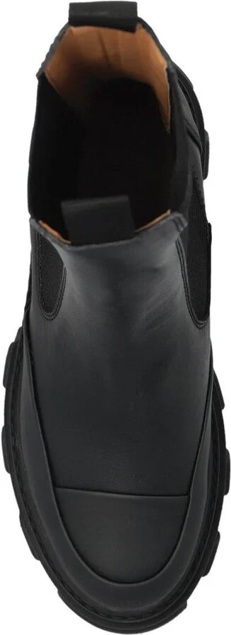 Ganni Chelsea Mid Leather Boots - Image 4