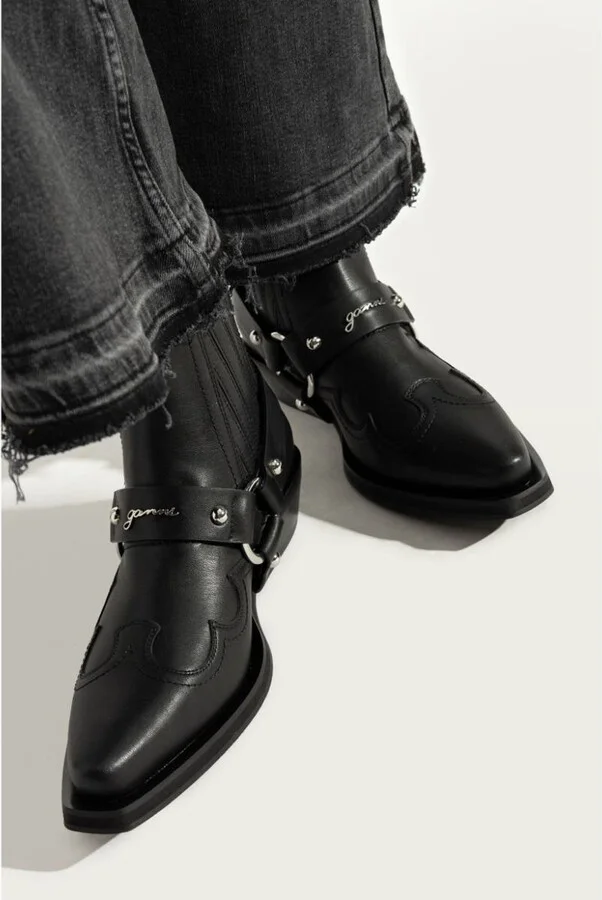 Ganni Chelsea Western Boots - Image 5