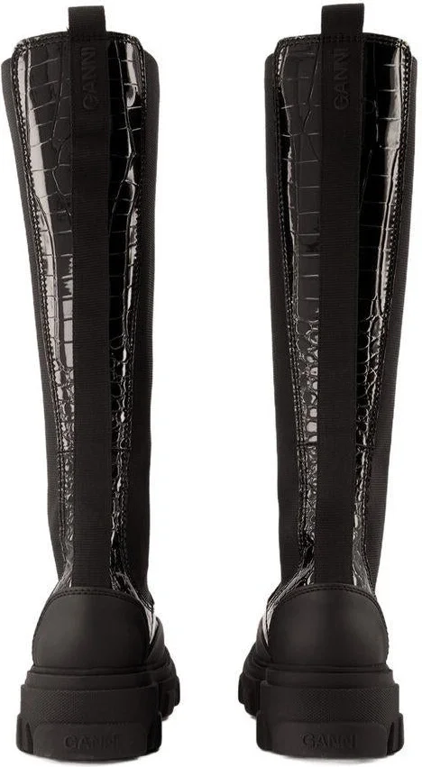 Ganni Cleated High Chelsea Boots - Image 3