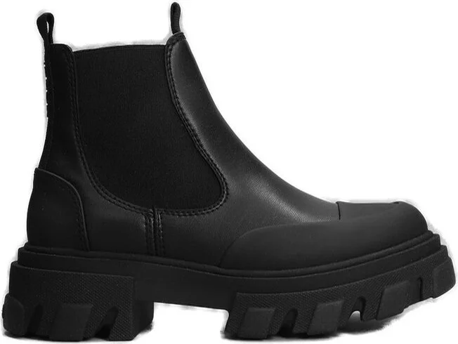 Ganni Cleated Low Chelsea Boots
