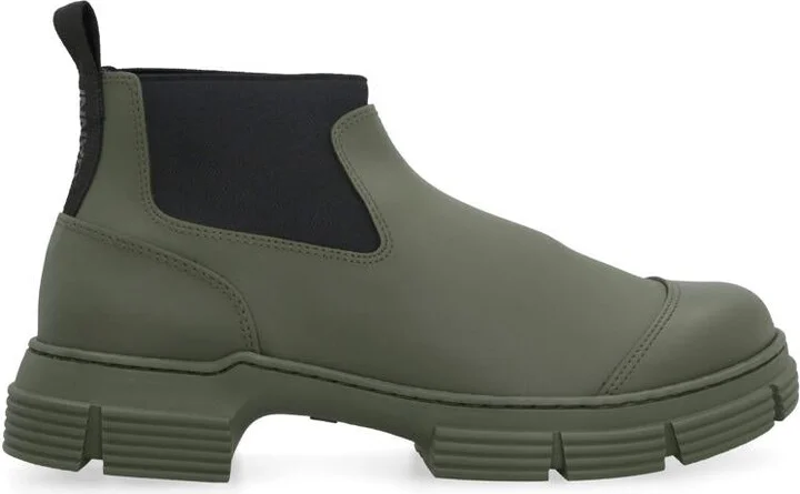Ganni Crop City Rubber Boots
