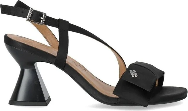 Ganni Embellished Buckle Detailed Sandals