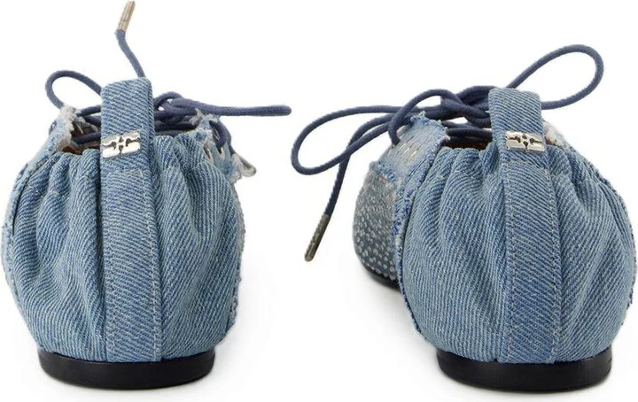 Ganni Eyelets Ballerinas - Image 3