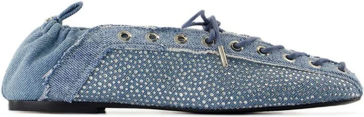 Ganni Eyelets Ballerinas