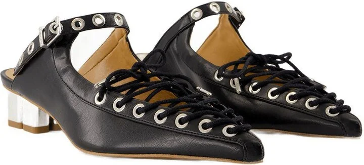 Ganni Eyelets Sandals - Image 2