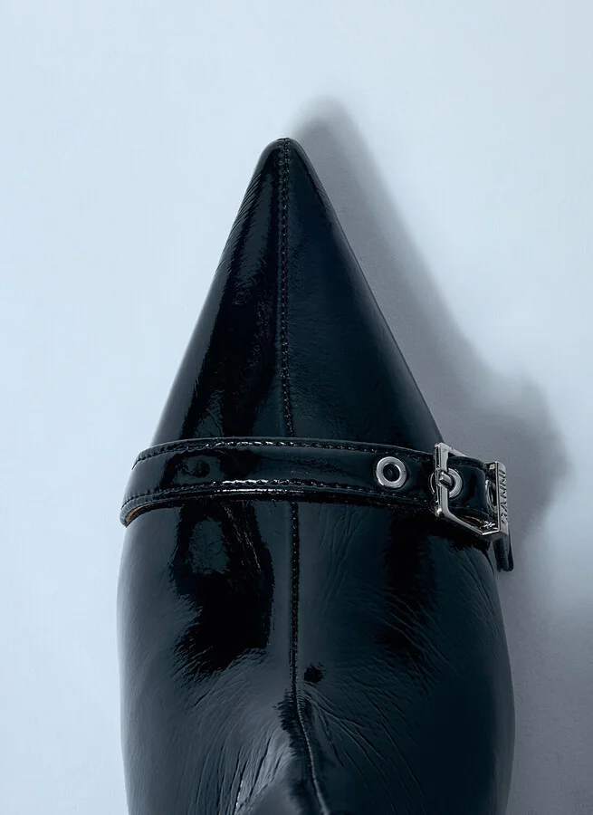 GANNI Eyelets Slouchy High Shaft Boots - Woman Boots Black Eu - 36 - Image 5