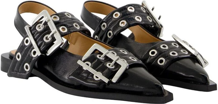 Ganni Feminine Ballerinas - Image 2