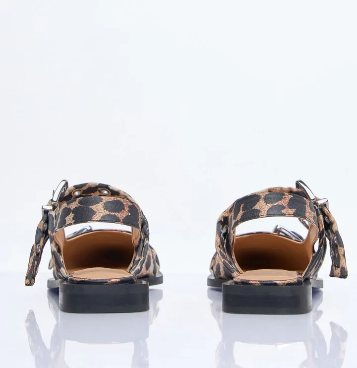 GANNI Feminine Buckle Ballerina Flats - Woman Flats Brown Eu - 39 - Image 6