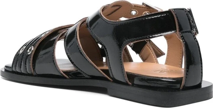 GANNI Feminine Buckle Sandals - Image 2
