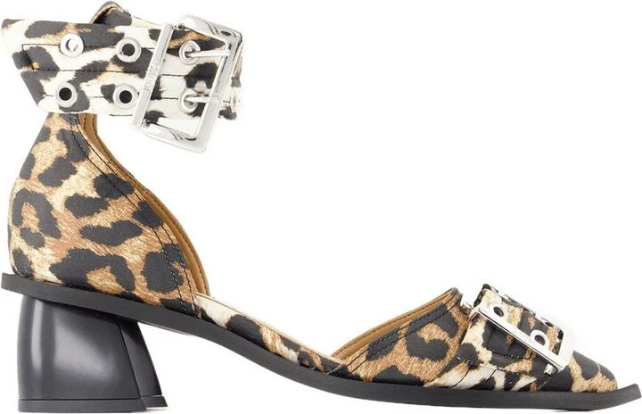 Ganni Feminine Open Cut Pumps