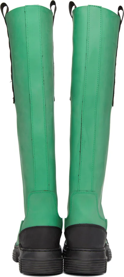 GANNI Green Country Boots - Image 2