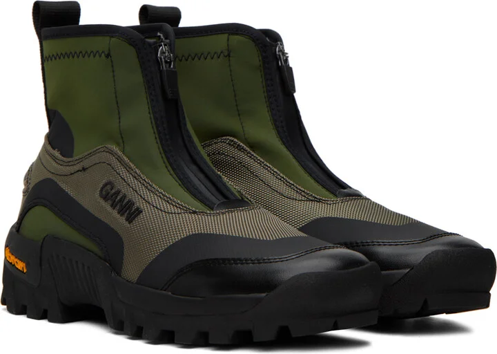 GANNI Green Performance Sneakers - Image 4