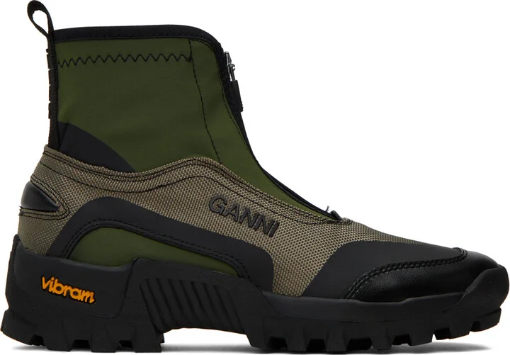 GANNI Green Performance Sneakers
