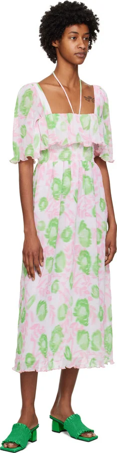 GANNI Green Smock Mules - Image 5