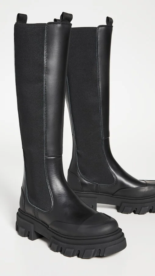 GANNI High Chelsea Boots - Image 4