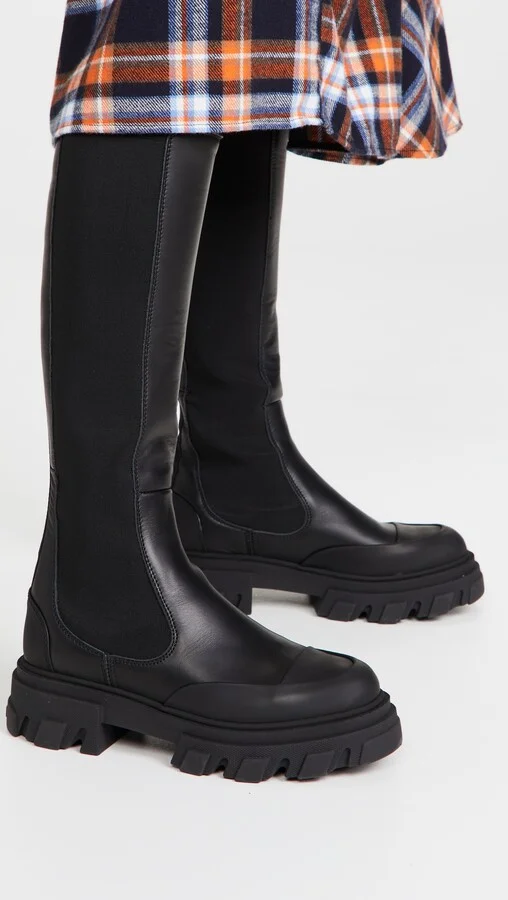 GANNI High Chelsea Boots - Image 5