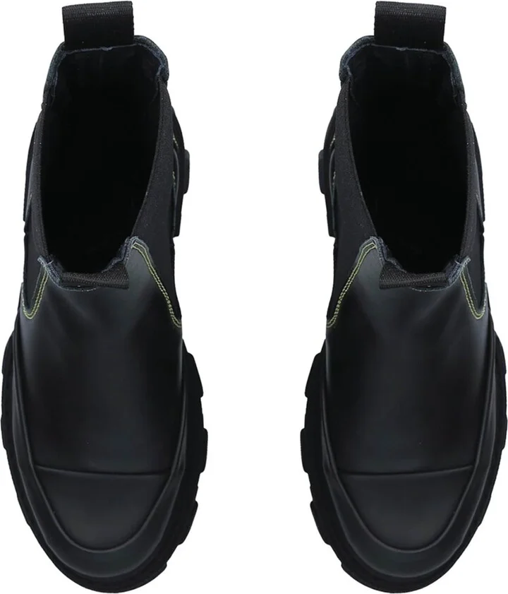 Ganni Leather Xl Chelsea Boots - Image 4
