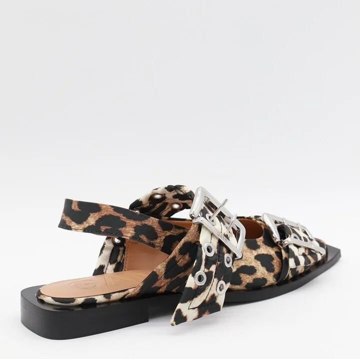 Ganni Leopard Flats - Image 2