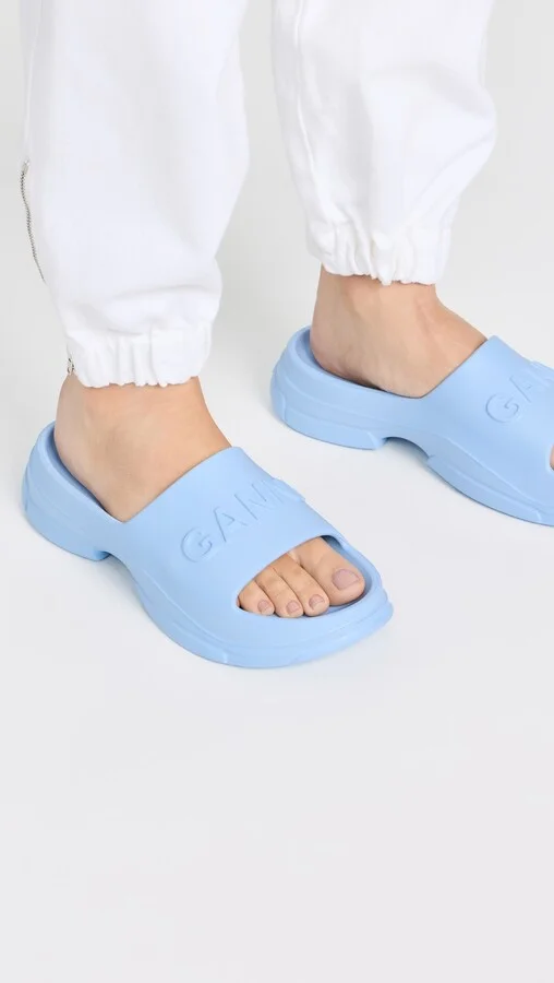 GANNI Lightweight Pool Slides - Image 5
