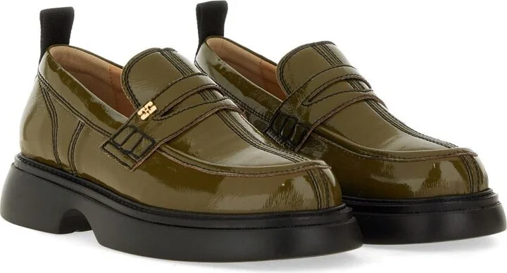 Ganni Loafer With Logo - Image 2