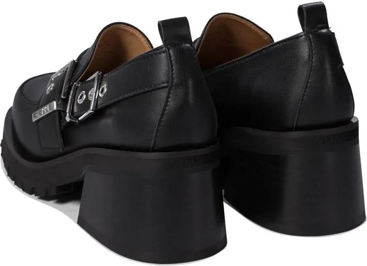 Ganni Loafers With Platform And Buckle - Image 4