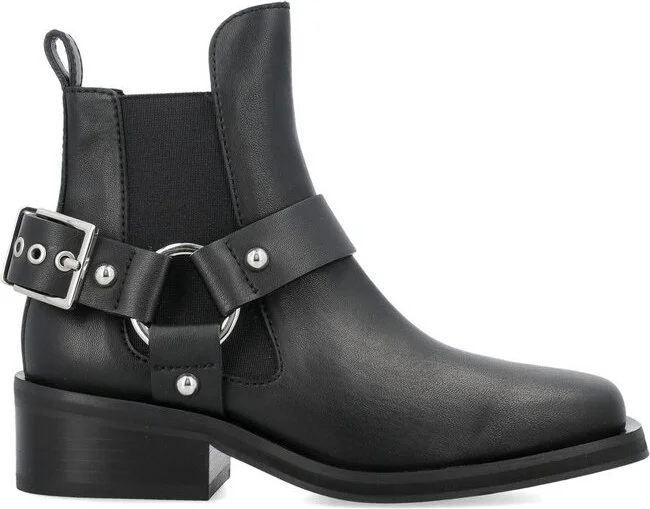 Ganni Low Cut Biker Chelsea Boots