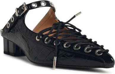 Ganni Mules With Laces - Image 2