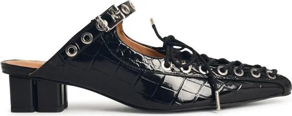 Ganni Mules With Laces