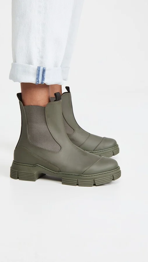 GANNI Recycled Rubber Boots - Image 3