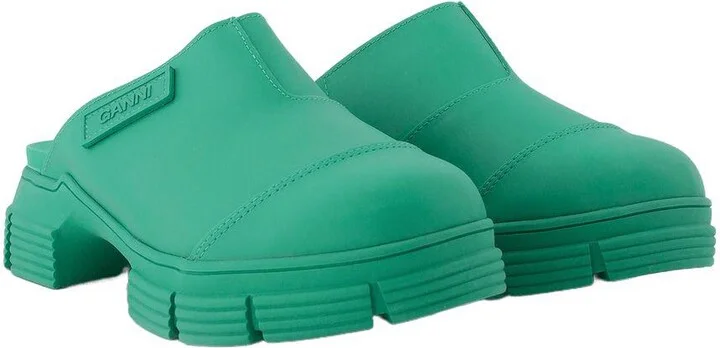 Ganni Recycled Rubber Retro Mules - Image 2