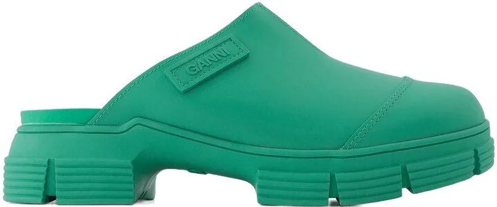 Ganni Recycled Rubber Retro Mules