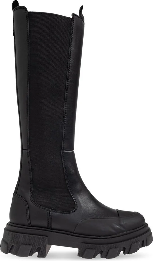 Ganni Round Toe Chelsea Boots