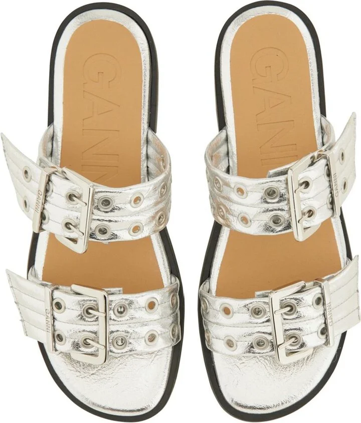 Ganni Sandal With Buckle - Image 3