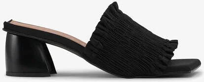 Ganni Smock Kitten Heel Mules