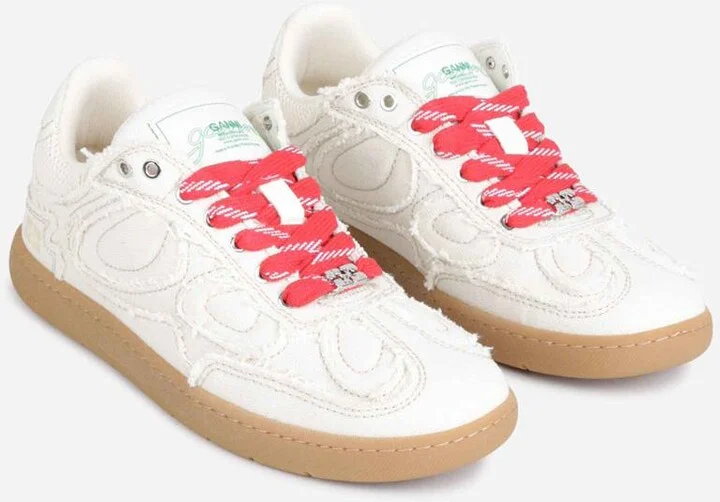 Ganni Sneakers 08 Canvas Raw Edge - Image 2