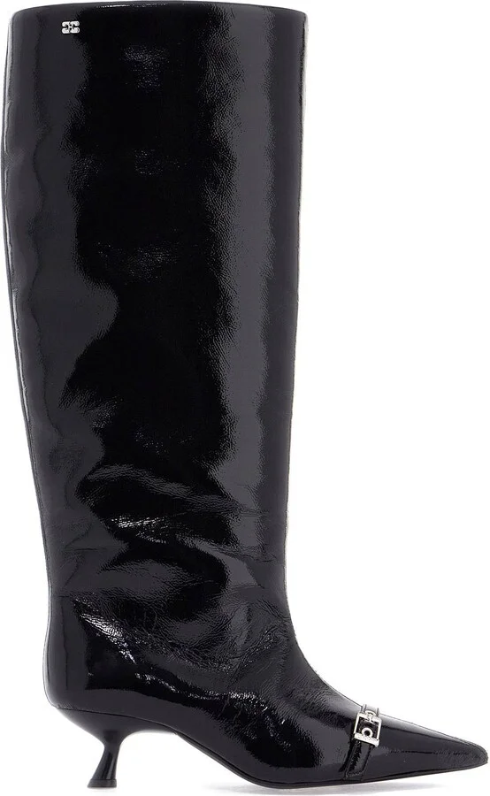 GANNI synthetic naplack boots