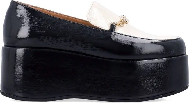 Ganni Two-Toned Platform Loafers
