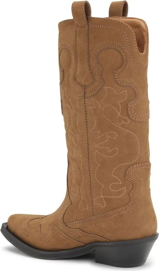 Ganni Western Embroidered Boots - Image 3