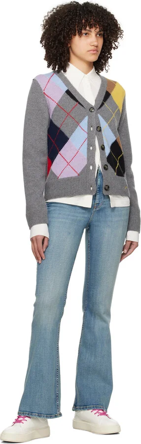 GANNI White & Pink Sporty Mix Cupsole Sneakers - Image 5