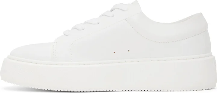 GANNI White Sporty Mix Cupsole Sneakers - Image 3