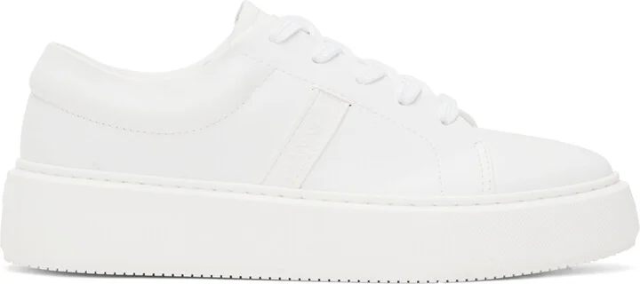 GANNI White Sporty Mix Cupsole Sneakers